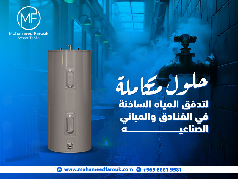 حلول متكاملة لتدفق المياه الساخنة في الفنادق والمباني الصناعية
